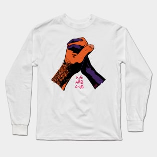 We Are One (Hands Clasped) Long Sleeve T-Shirt